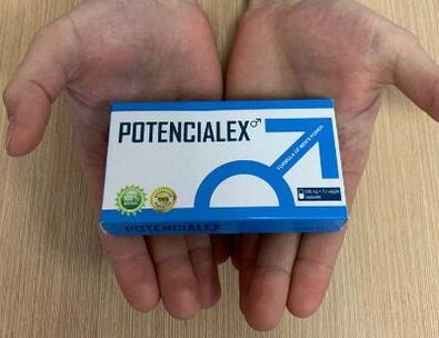Package photo Potencialex, experience in using the capsules